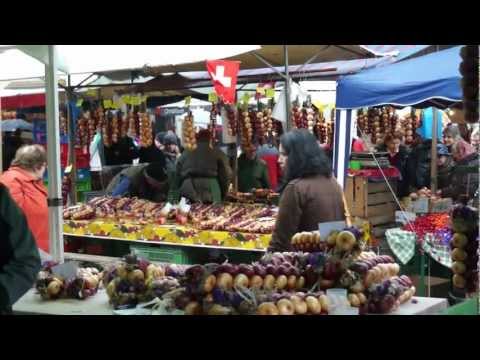 Berner Zwiebelmarkt 2012 ( Zibelemärit ) Onion Market in Bern Switzerland