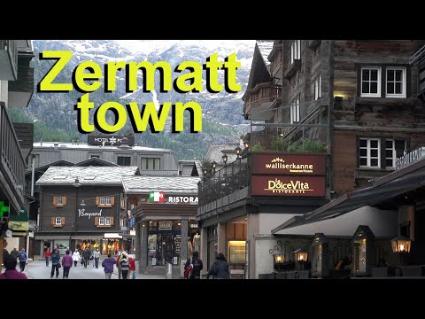 Zermatt, Switzerland in the heart of the Alps