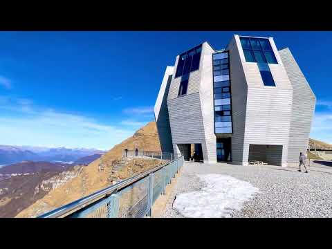 Monte Generoso Switzerland ❤️ Fiore di pietra by Mario Botta Architecture