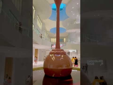 Most beautiful and highest chocolate fountain in the world