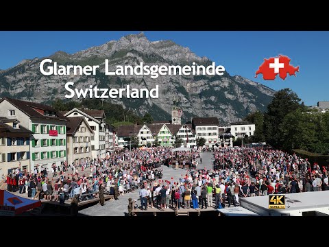 Glarus Landsgemeinde | Cantonal assembly | Glarus Switzerland