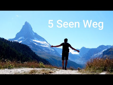 5 Seen Weg in Zermatt - Wandern am Matterhorn, Kanton Wallis - Schweiz