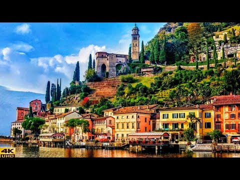Morcote - The Most Beautiful Villages in Switzerland - the Pearl of Lugano Lake