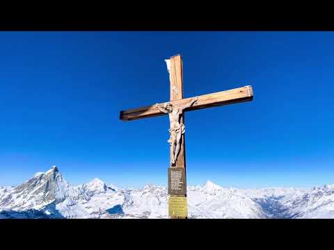 Gipfel vom Klein Matterhorn 3‘883 m im Matterhorn Glacier Paradise