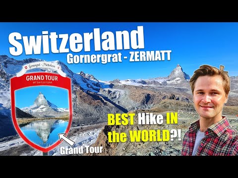 Is this THE EASIEST &amp; MOST BEAUTIFUL HIKE IN THE WORLD!? | Gornergrat-Zermatt | Hiking Switzerland