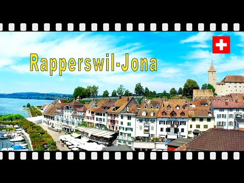 Switzerland / Walk in Rapperswil-Jona 4K