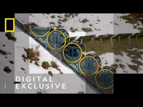 Switzerland’s Gravity-defying Railway | Europe From Above | National Geographic UK