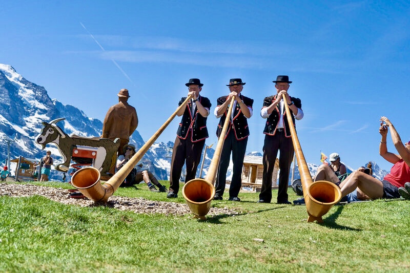 Bergfrühlingsfest Alphorn