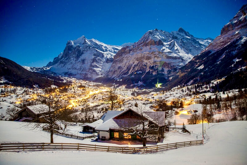 Grindelwald in the evening
