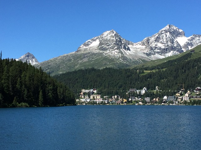 St. Moritz with lake