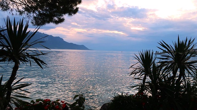 Lake Geneva with Montreux