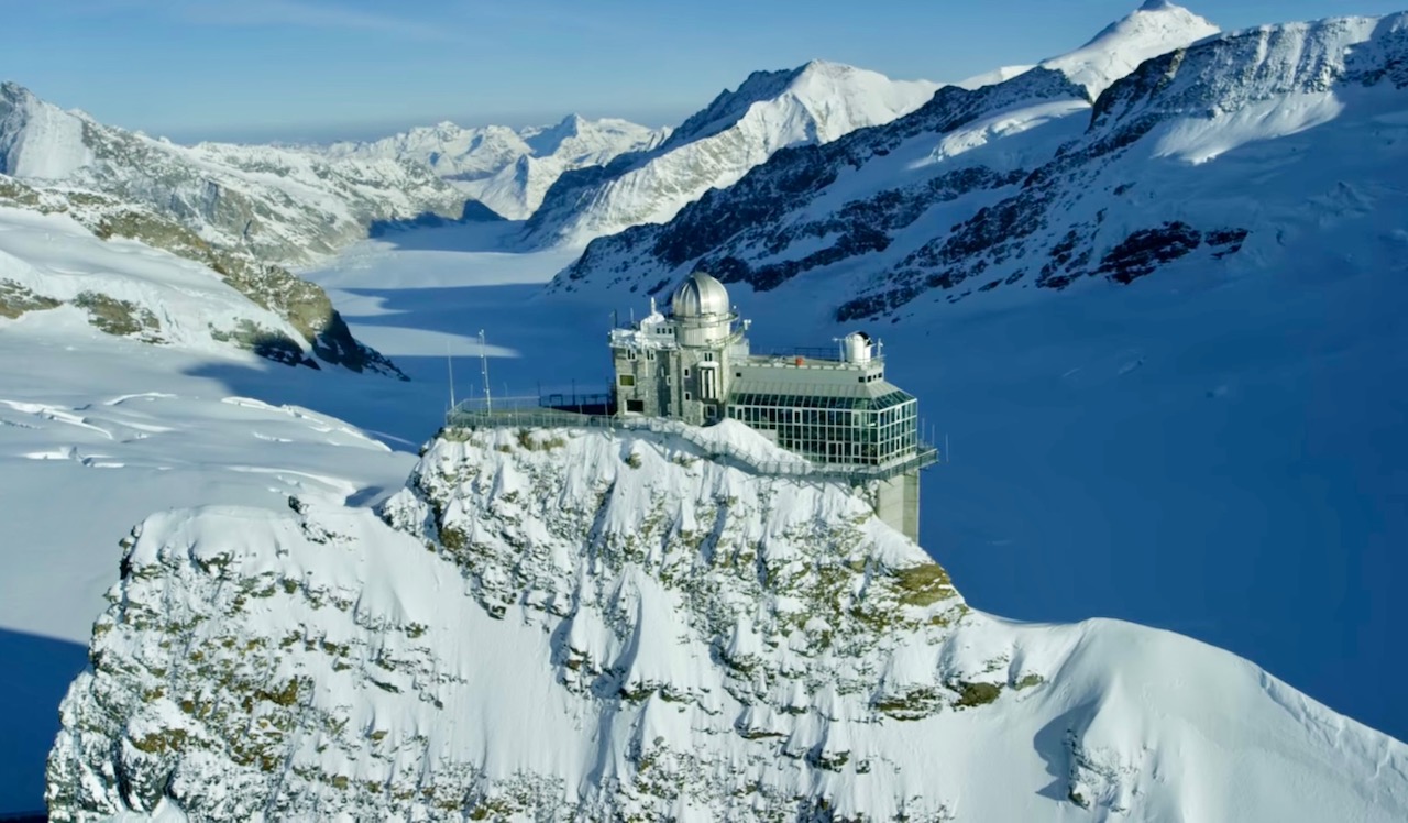 Jungfraujoch mit Aletschgletscher
