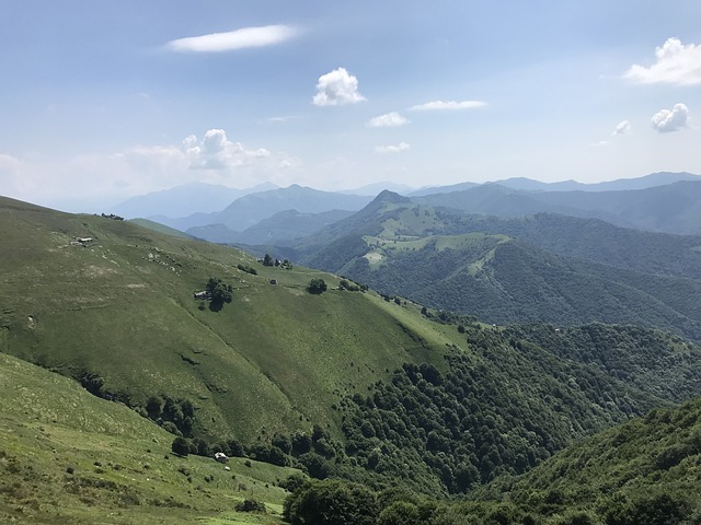 Panoramic view from Monte Generoso