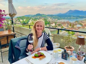 Restaurant Aussicht auf Luzern