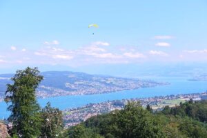 Uetliberg view of Lake Zurich