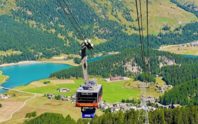 Corvatsch – sports mountain with 360° panorama