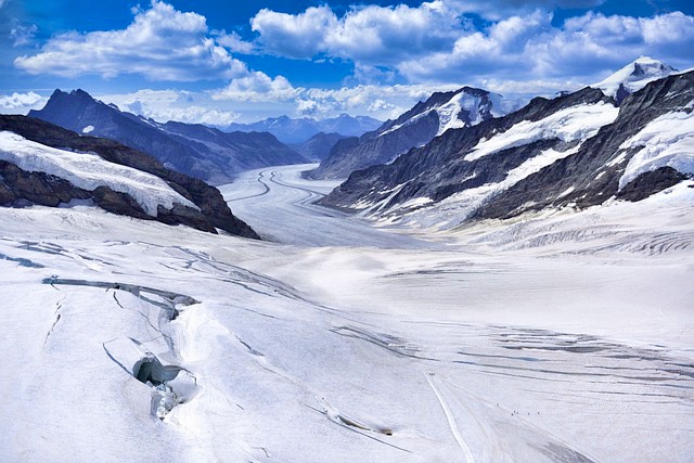 Jungfraujoch "Top of Europe" with Aletsch Glacier