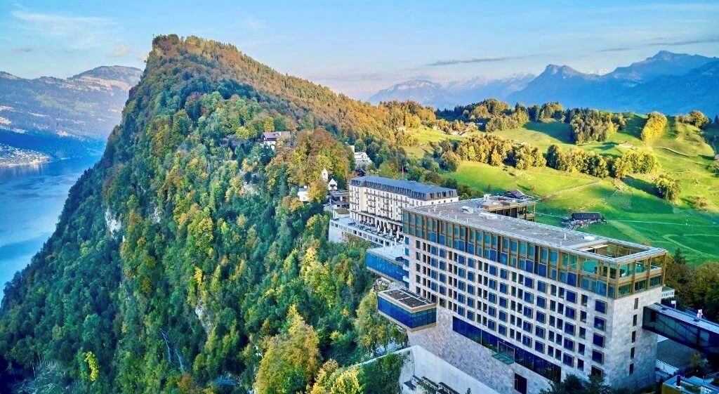Bürgenstock Resort Hotels with a view of Lake Lucerne