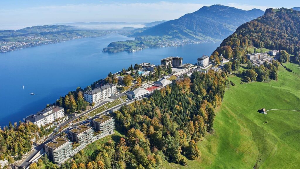 Bürgenstock Resort with view on Lake Lucerne