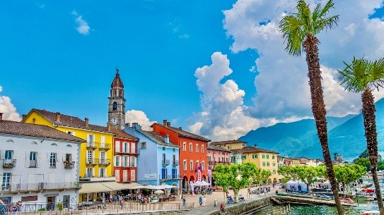 Ascona and the lakeside promenade