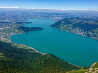 Aussicht Rigi-Kulm auf Zugersee