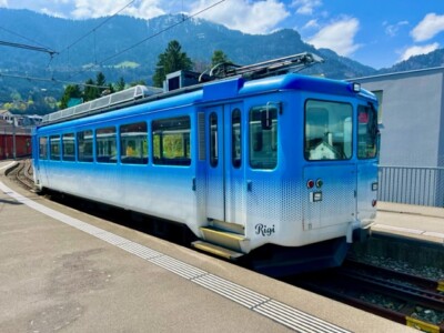 Rigi-Bahn blau Arth-Goldau Rigi-Kulm